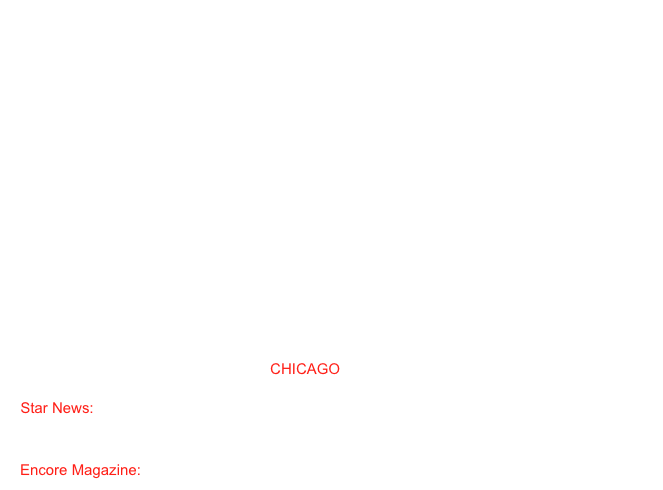 Show dates:
Dec. 30, 2010 - Jan. 2, 2011,
Jan. 7-9, 14-16, 21-23 & 28-30

Cast
Directors
Band

SEE OUR CHICAGO REVIEWS HERE:

Star News: http://www.starnewsonline.com/article/20110105/ARTICLES/110109889/1050/entertainment?p=all&tc=pgall

Encore Magazine: http://www.encorepub.com/welcome/?p=2852